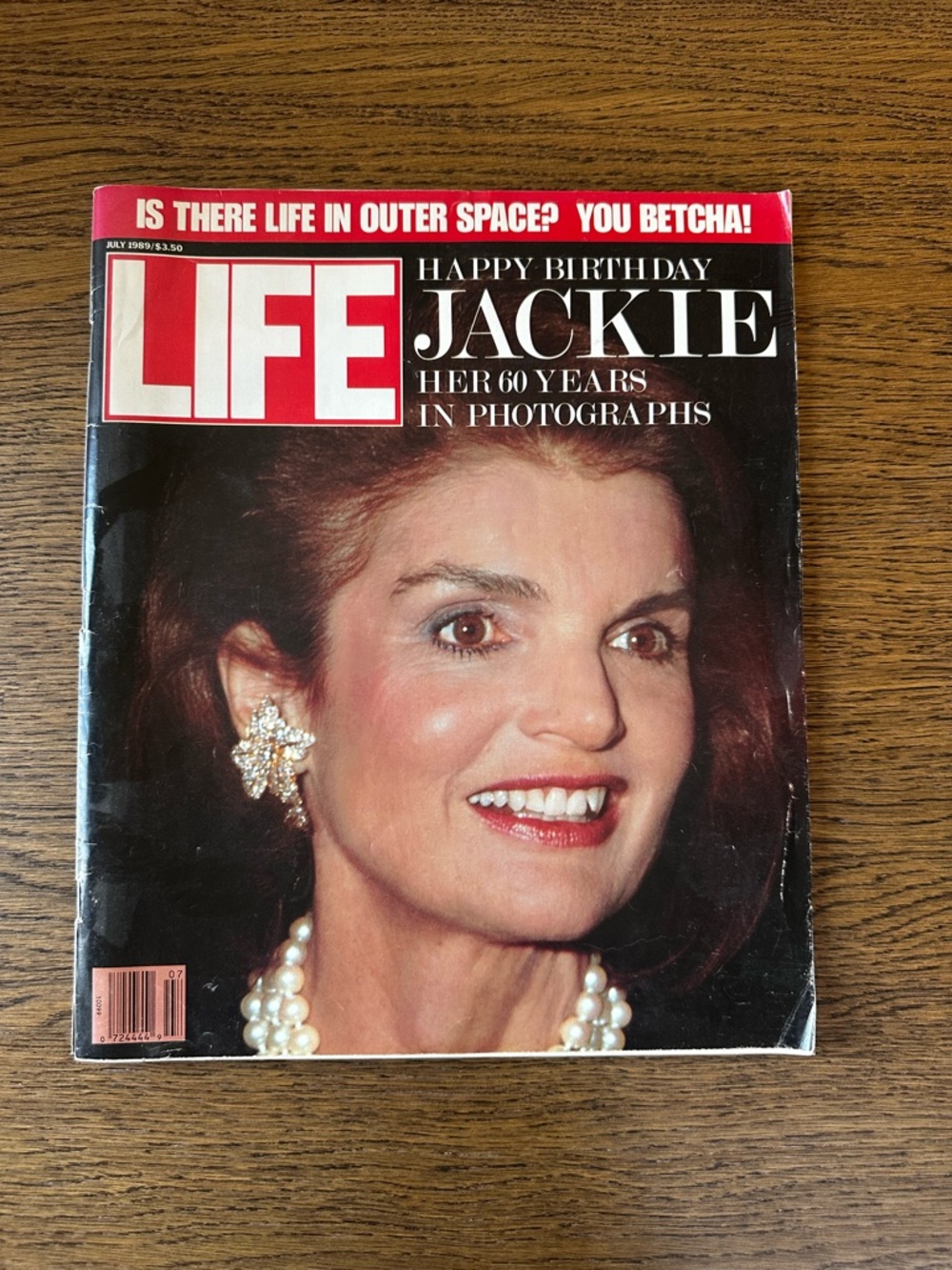 LIFE Magazine "Happy Birthday Jackie" Kennedy Onassis Cover - July 1989